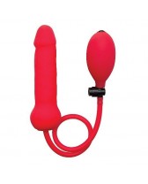 OUCH PLUG INFLABLE SILICONA DONG ROJO