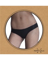 HAPPY LOLA CUERPO RED CON ABERTURA NEGRO
